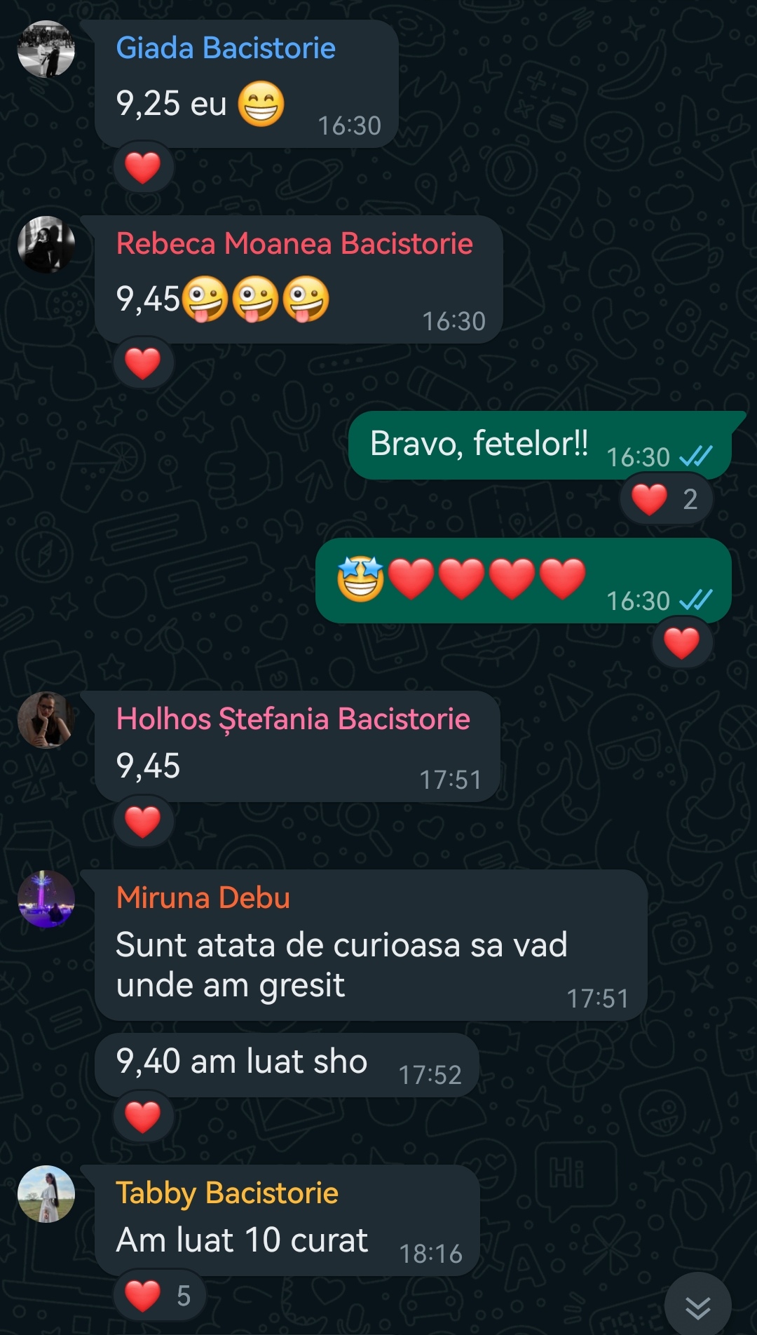 Mesaj de la un elev Edvanti — rezultat la BAC (3)
