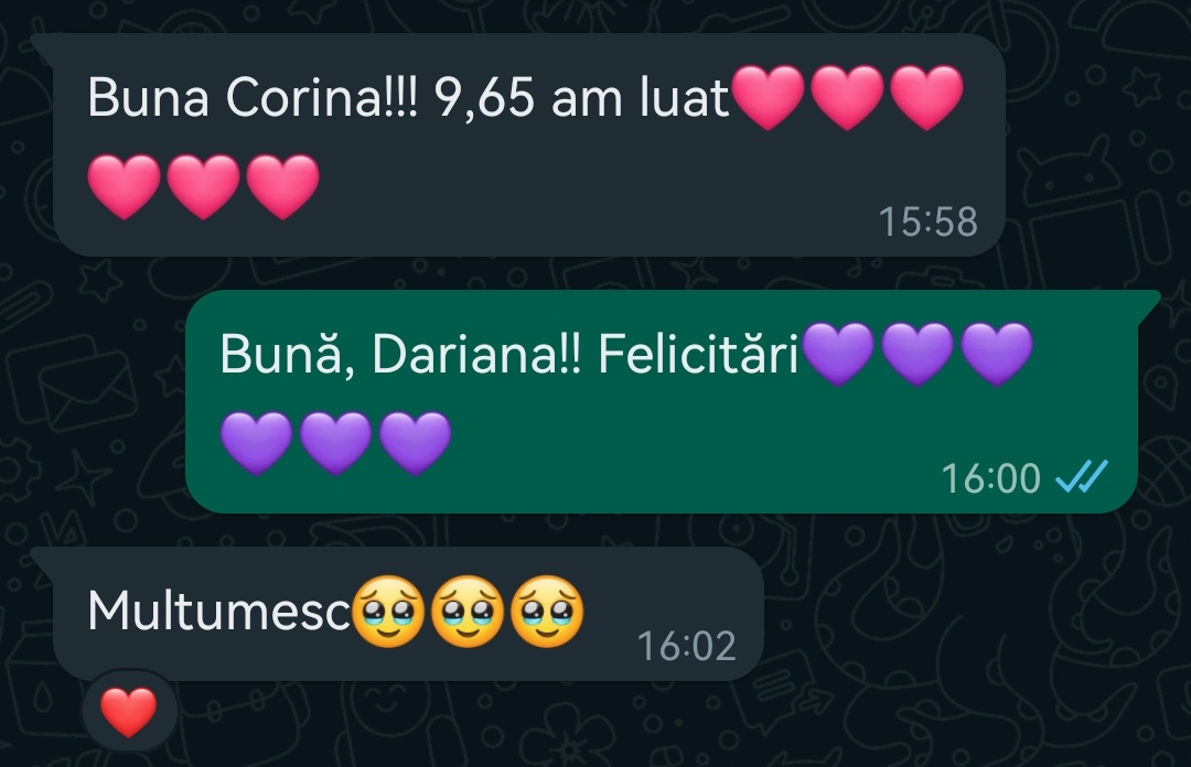 Mesaj de la un elev Edvanti — rezultat la BAC (35)