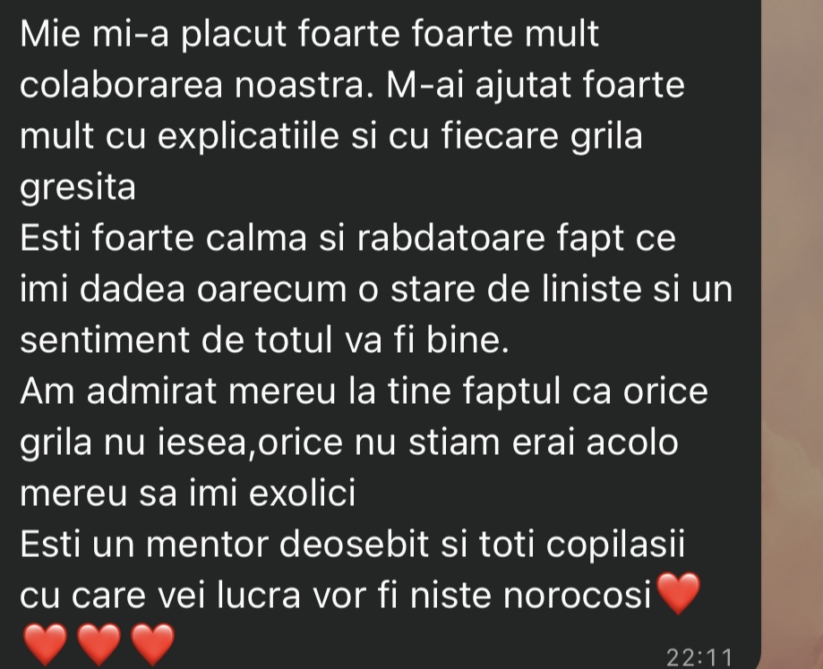 Mesaj de la un elev Edvanti — rezultat la BAC (48)