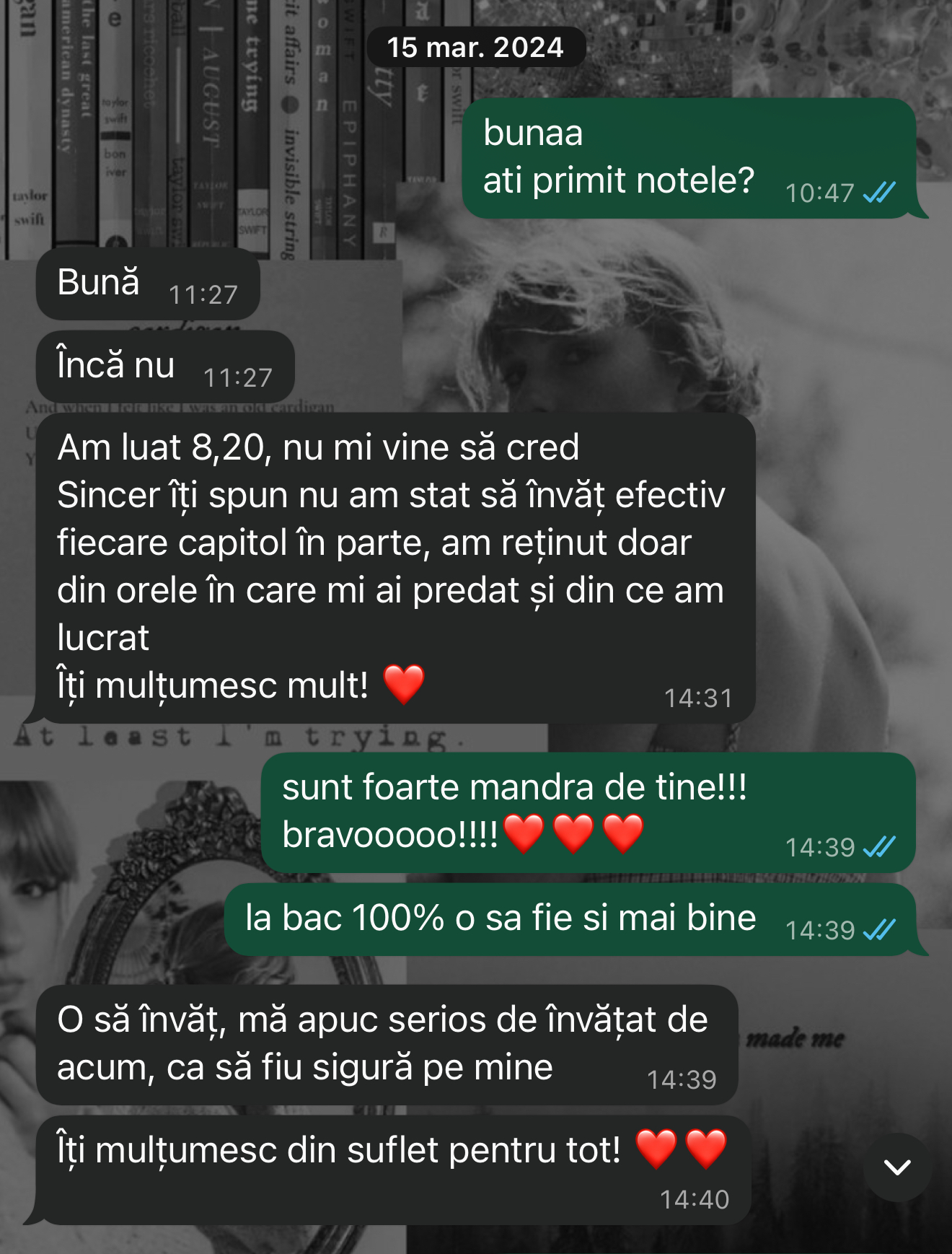 Mesaj de la un elev Edvanti — rezultat la BAC (49)