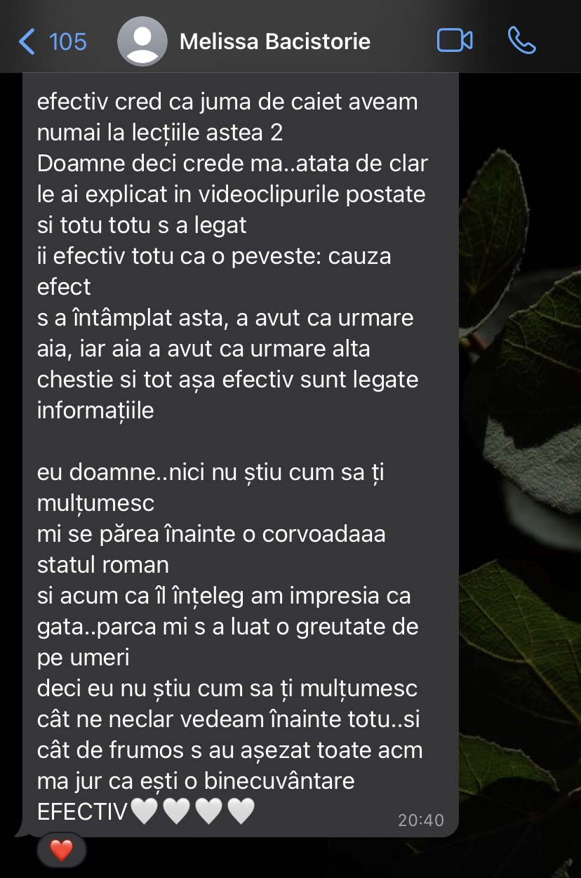 Mesaj de la un elev Edvanti — rezultat la BAC (59)