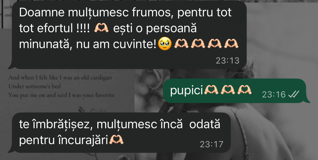 Mesaj de la un elev Edvanti — rezultat la BAC (71)