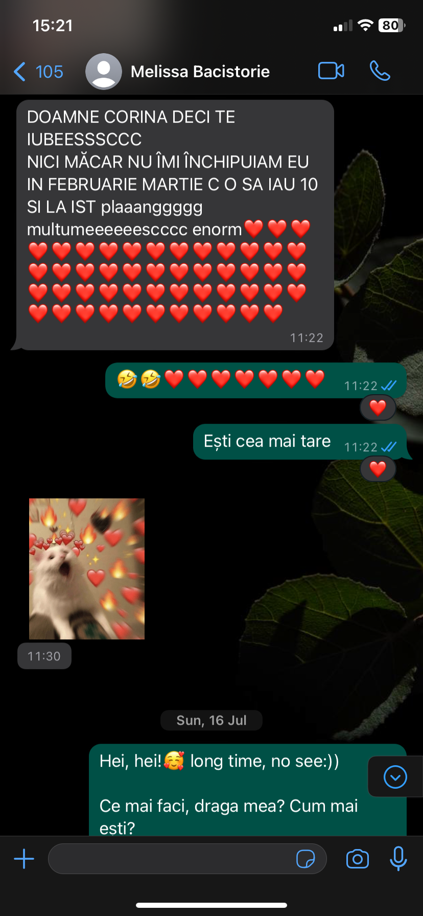 Mesaj de la un elev Edvanti — rezultat la BAC (92)